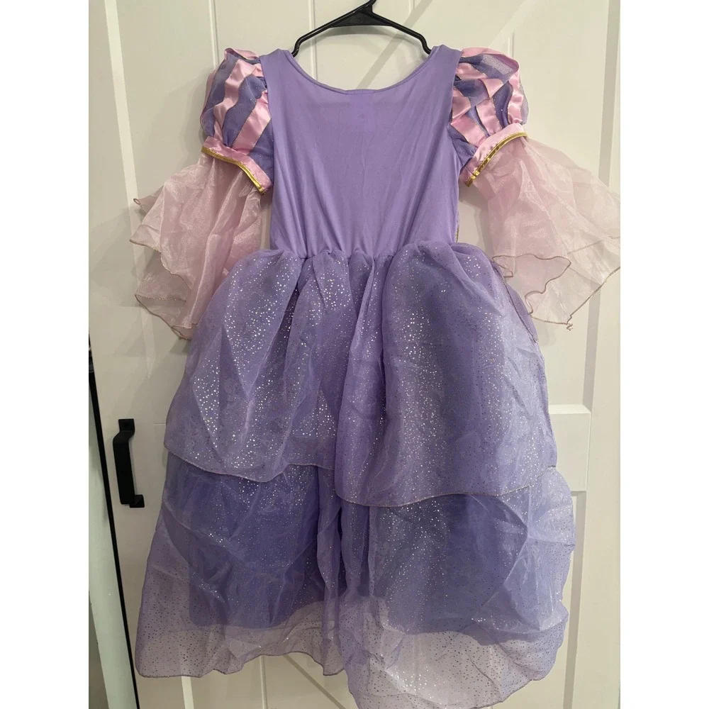 Disney Castle Collection Rapunzel Costume Dress Girls 7/8 Purple Princess Gown